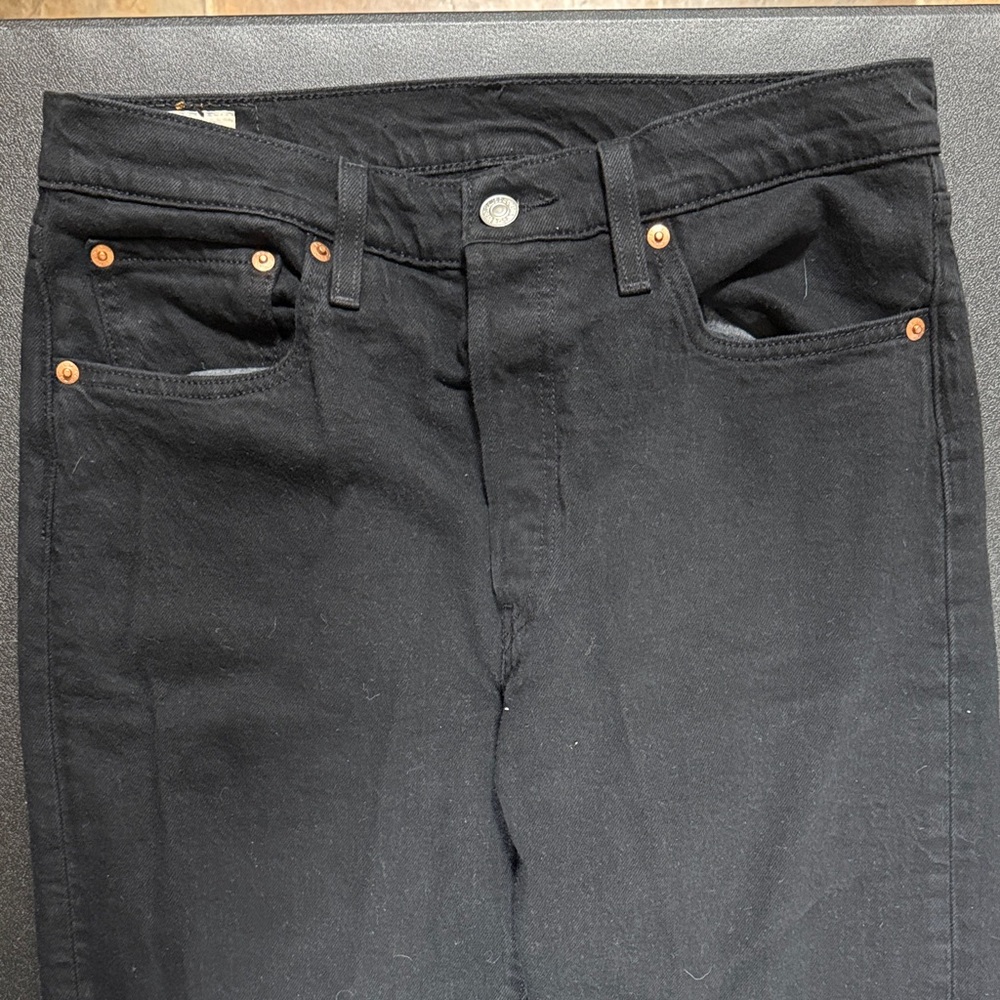 Levi’s 501 Vintage Black Button Fly Capital E